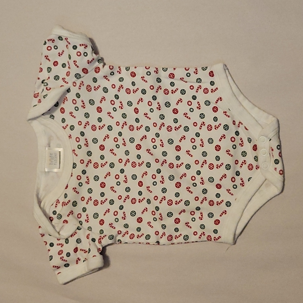 Bright Future Candy Cane Onesie